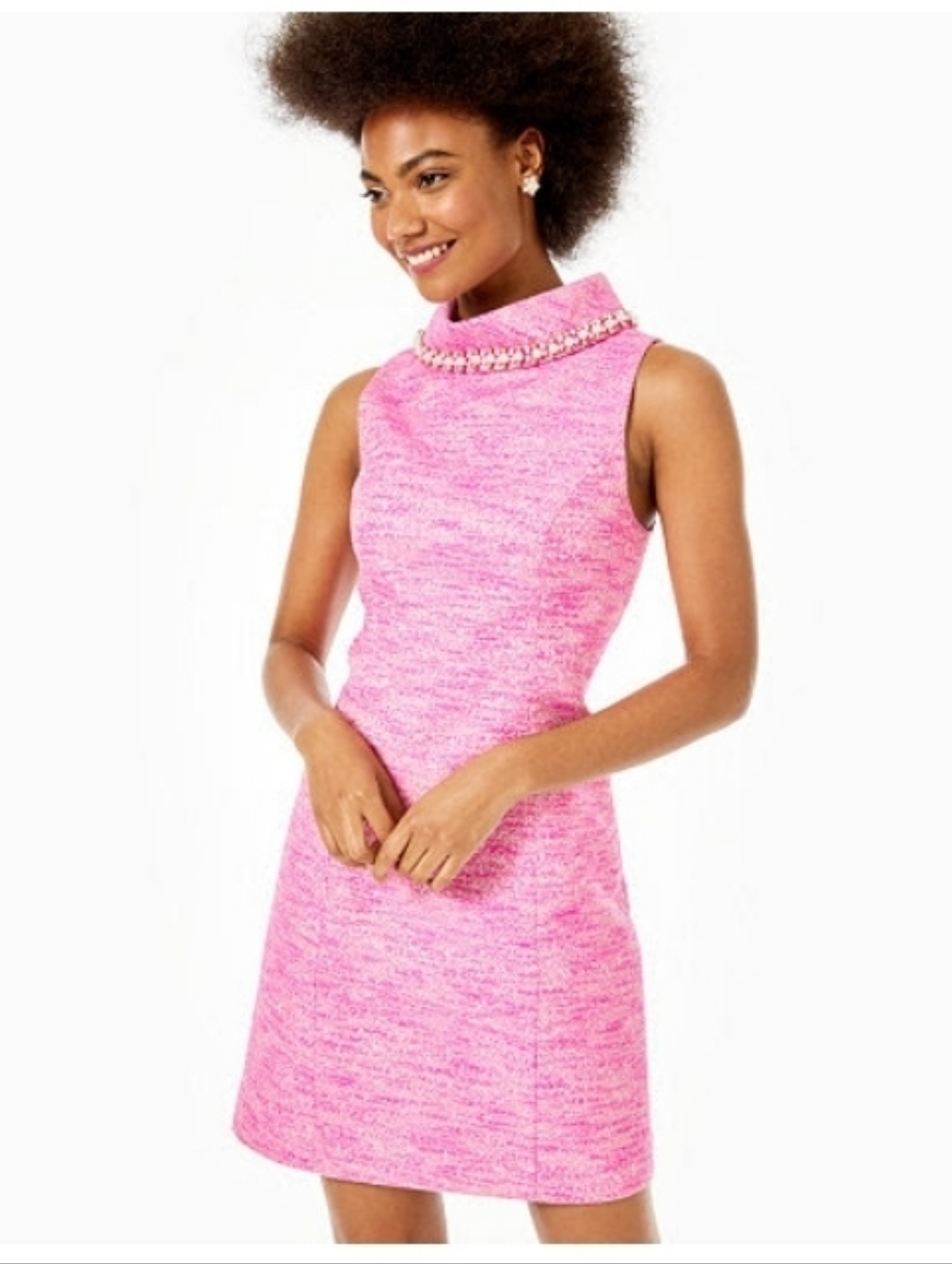 NWOT Lilly Pulitzer Portia Beaded Shift Dress Size 16